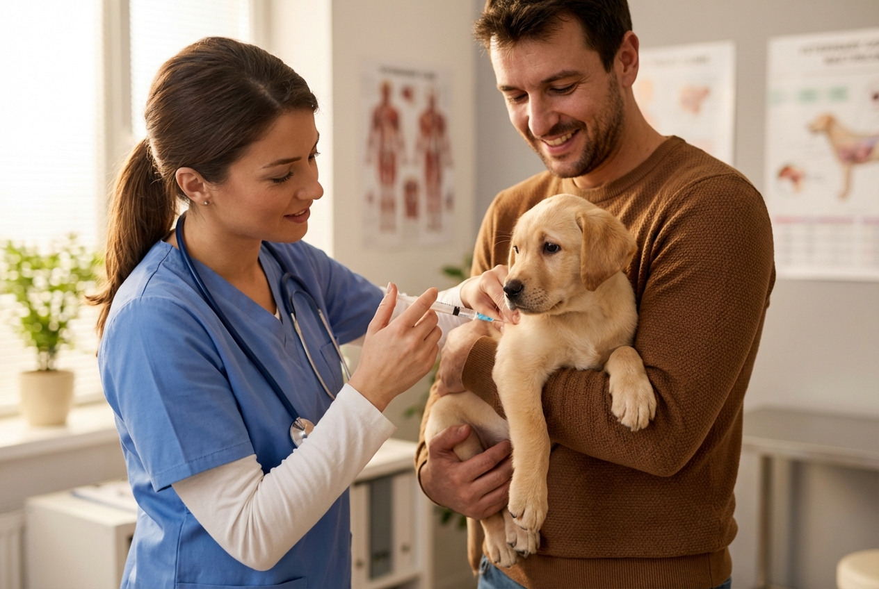 The Dog Vaccination Schedule Every Owner Should Have on Their Fridge