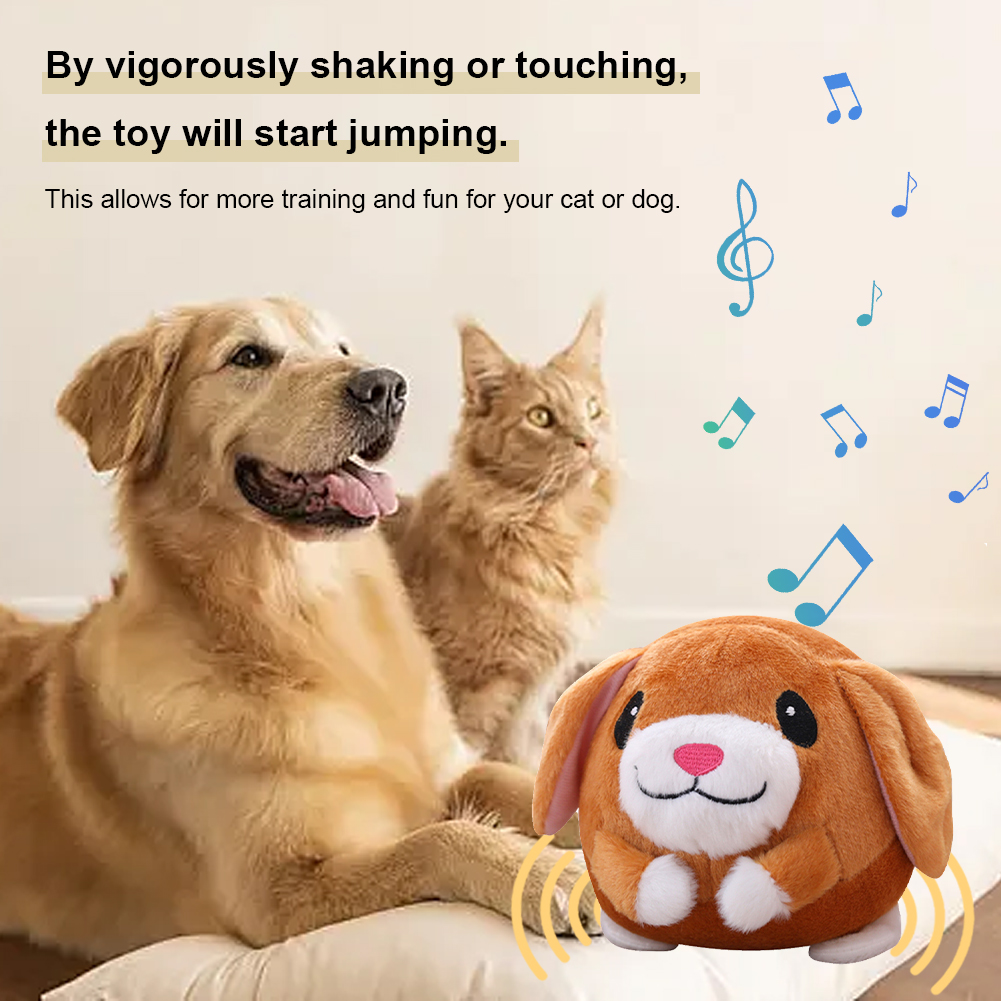 Plush Automatic Bouncing Toys  - Automatic Moving Dog Ball recension och pris