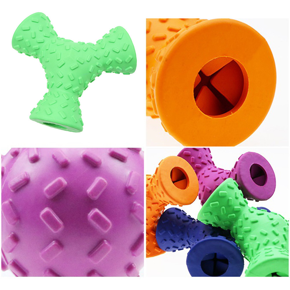 1Pcs Dog Chew Rubber Triangle  - Rubber Treat Dispensing Dog Toy recension och pris