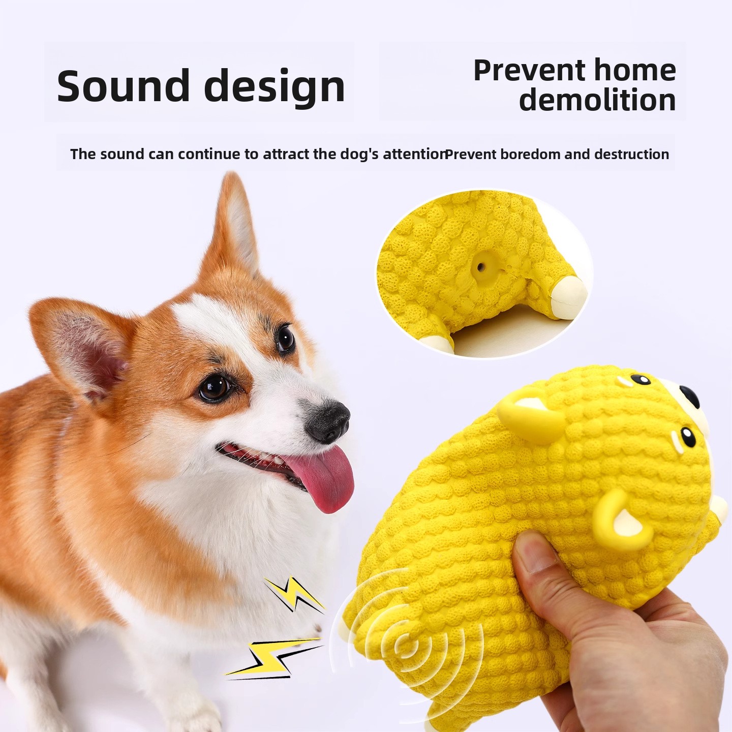 Squeaky Latex Bear Dog Chew To - Interactive Squeaky Plush Dog Toy recension och pris
