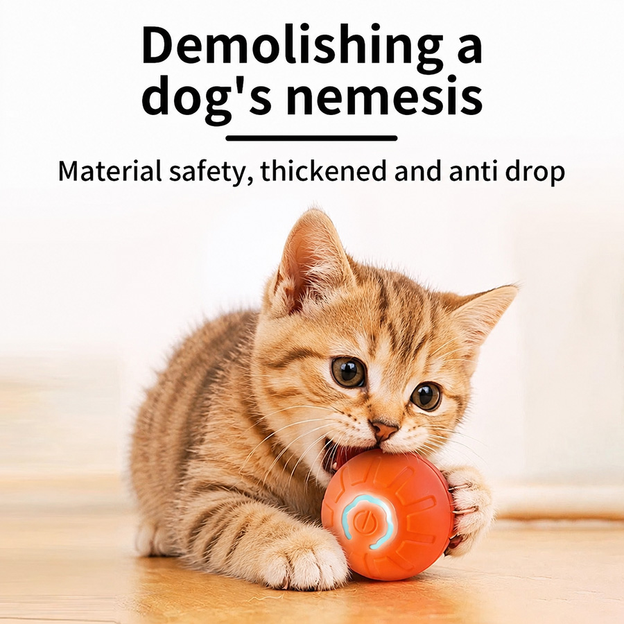 Automatic Interactive Dog Toy  - Automatic Moving Dog Ball recension och pris