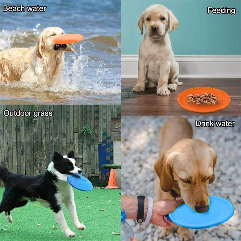 Multicolor Frisbeed Dog Toy 22 - Flying Disc Dog Training Toy recension och pris