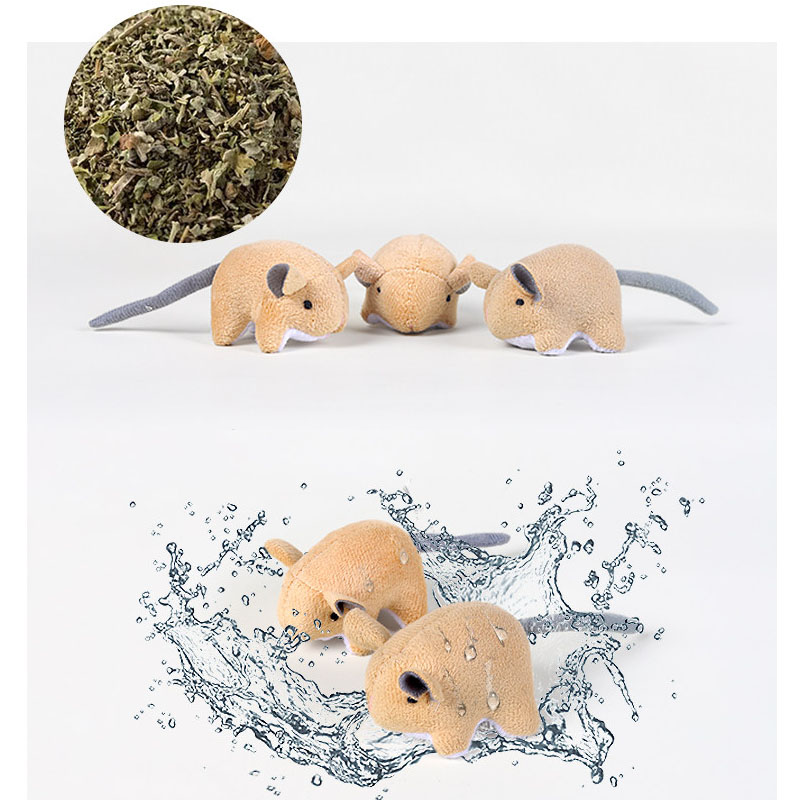 Plush Catnip Mice Toys For Cat - Catnip Interactive Plush Mouse recension och pris