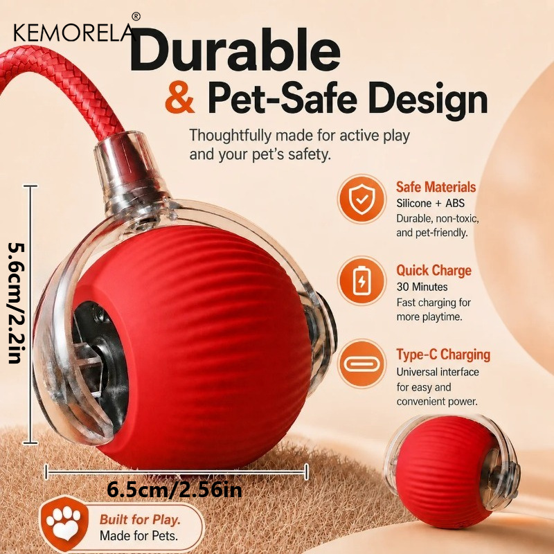 New Dog Interactive Ball Toy A - Automatic Moving Dog Ball recension och pris