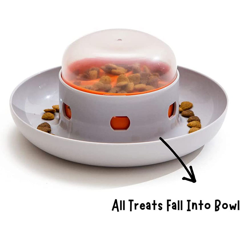 Pet UFO Dispenser Bowl Interac - Interactive Squeaky Plush Dog Toy recension och pris