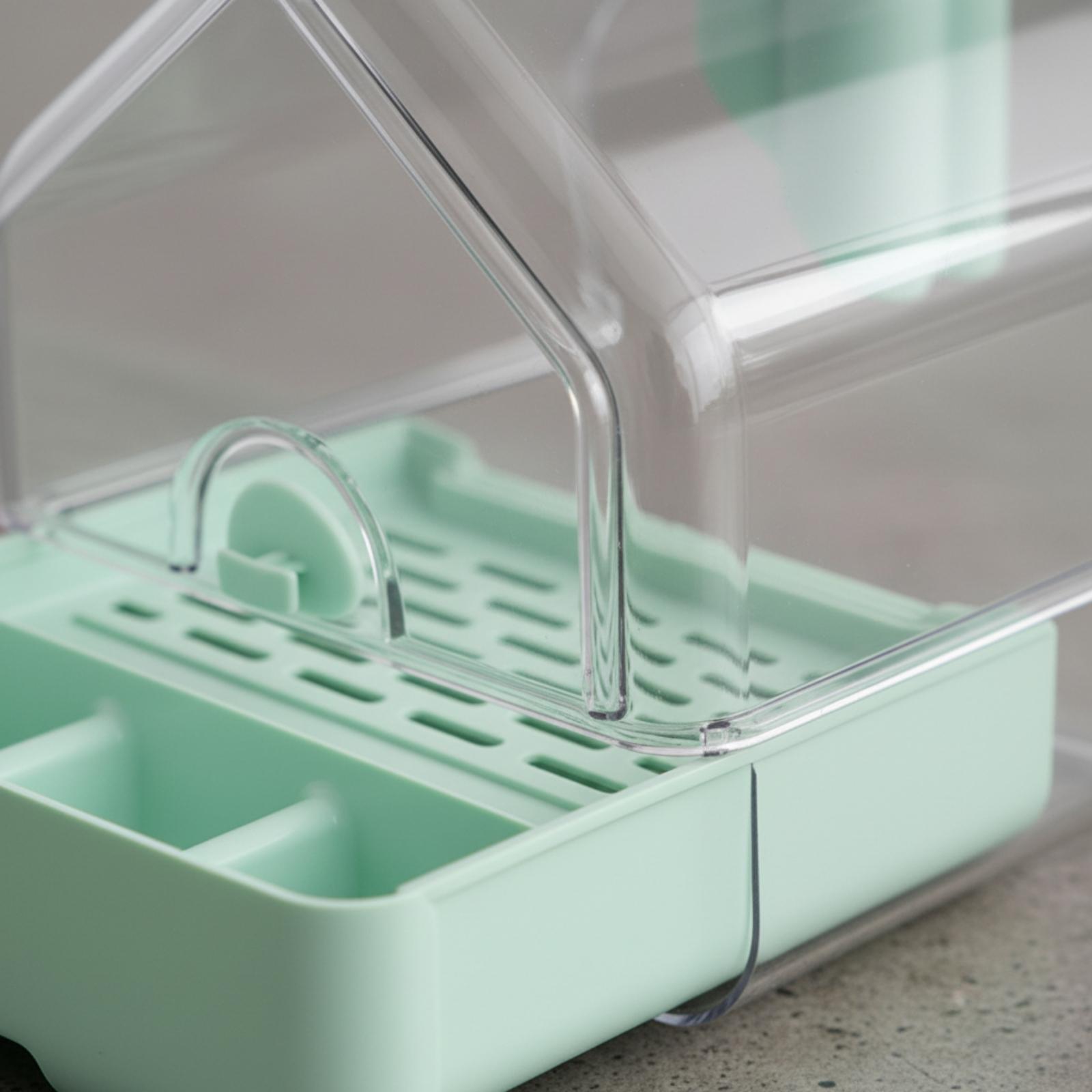 Bird Bath with Food Box Cage-M - Pet Feeders recension och pris