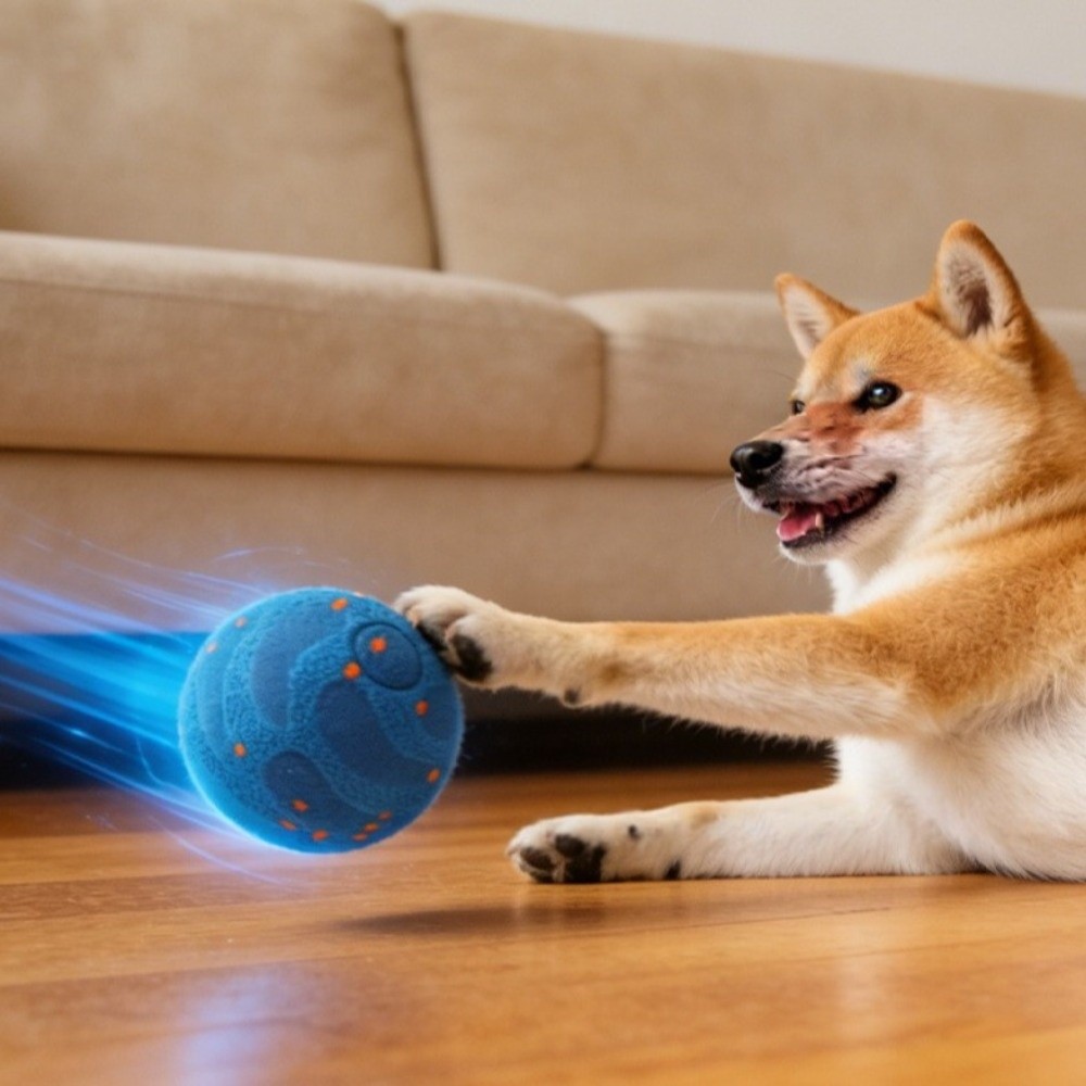 E-TPU Automatic Rolling Ball W - Automatic Moving Dog Ball recension och pris