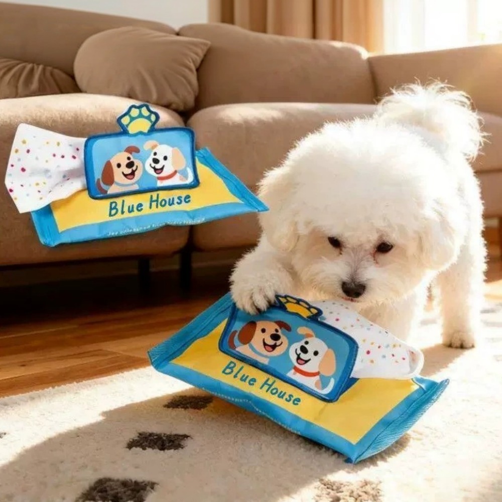 Durable Tearproof Pet Snuffle  - Interactive Squeaky Plush Dog Toy recension och pris