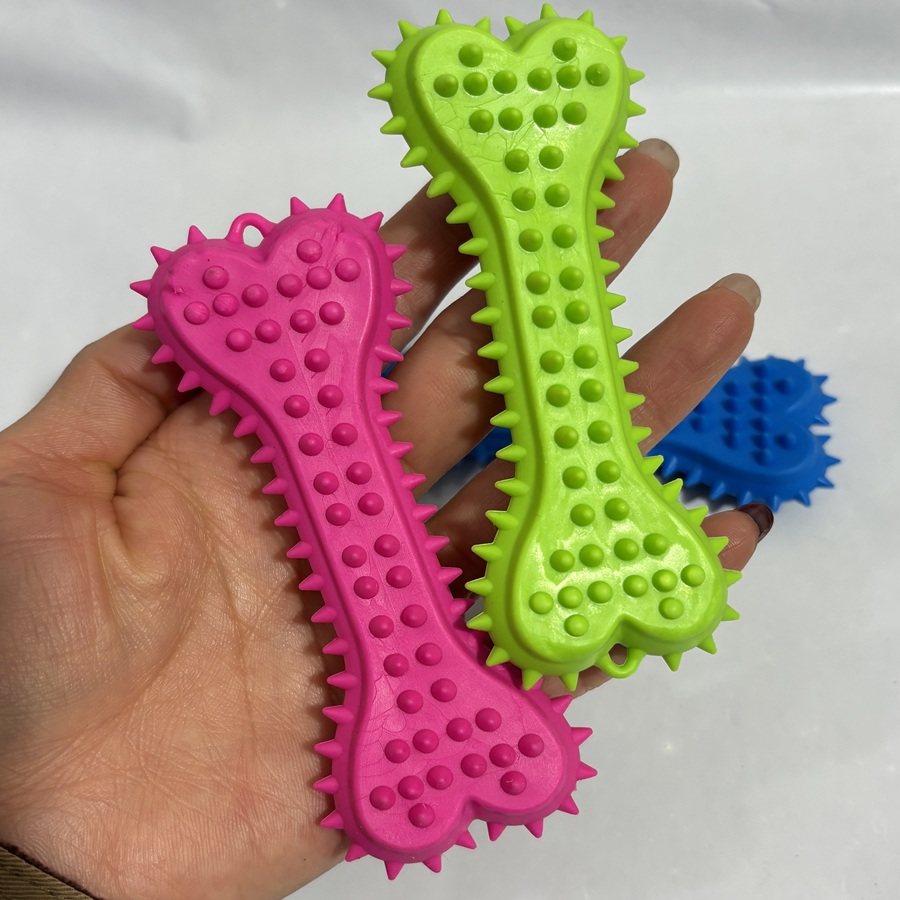 3/6pcs Chew Toys Dog Rubber To - Teeth Cleaning Dog Chew Bone recension och pris