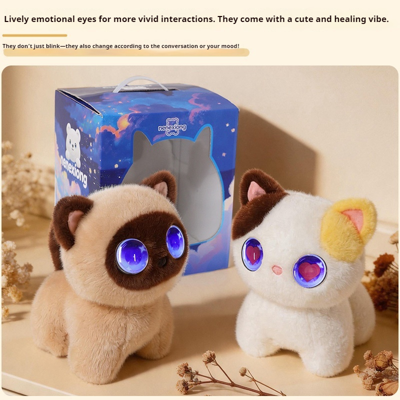 AI Smart Meow Cat Plush Toy In - Cat Toys recension och pris