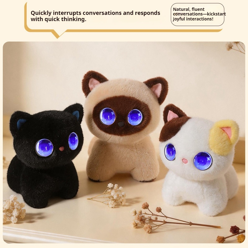 AI Smart Meow Cat Plush Toy In - Cat Toys recension och pris