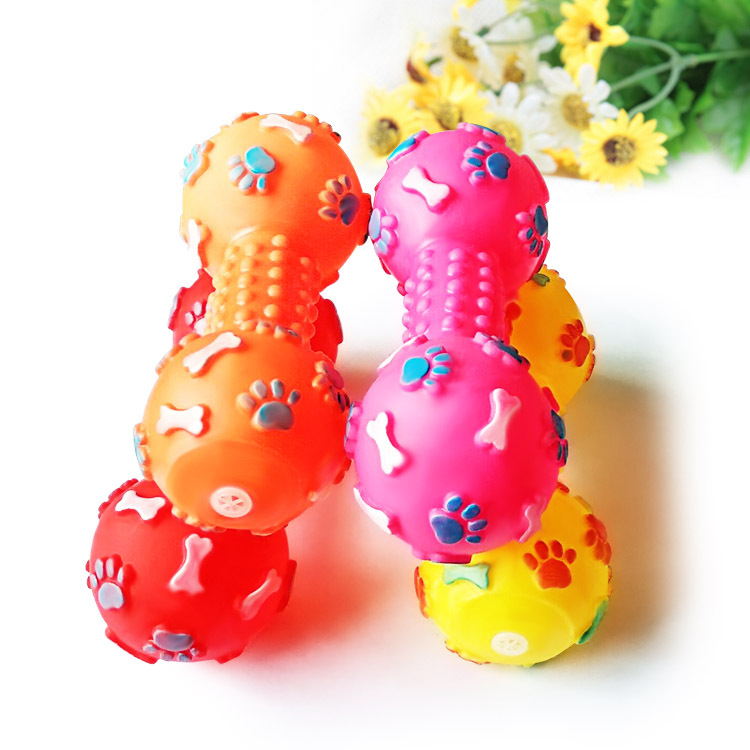 New Pet Dog Squeaky Toy - Dumb - Indestructible Dog Chew Toy recension och pris