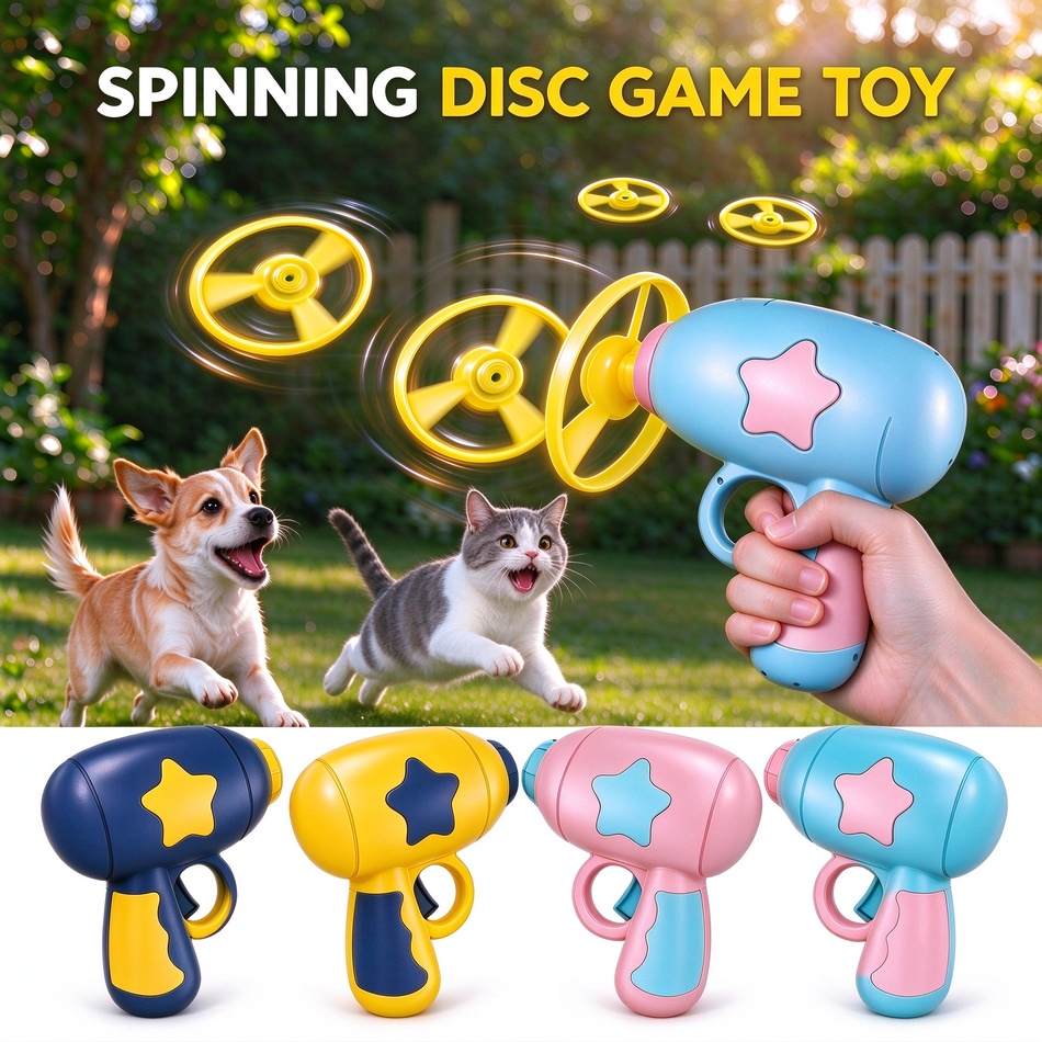 Fun Cat Teaser Interactive Lau - Flying Disc Dog Training Toy recension och pris