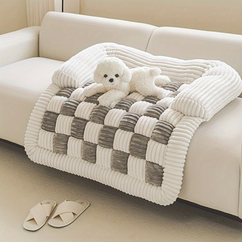 Plaid Pet Bed Mat , Super Soft - Pet Beds recension och pris