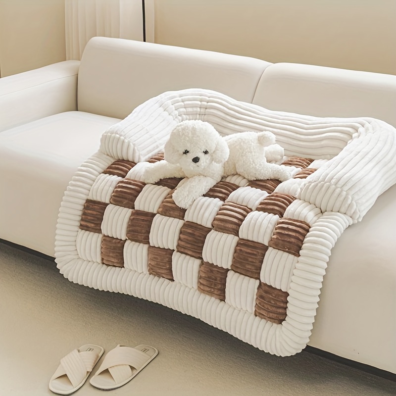 Plaid Pet Bed Mat , Super Soft - Pet Beds recension och pris