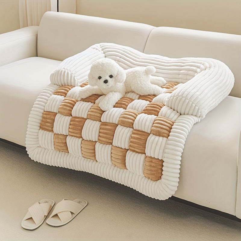 Plaid Pet Bed Mat , Super Soft - Pet Beds recension och pris