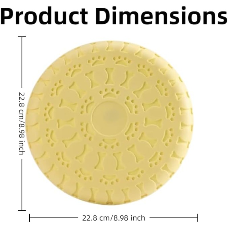 Durable Flying Disc for Medium - Flying Disc Dog Training Toy recension och pris